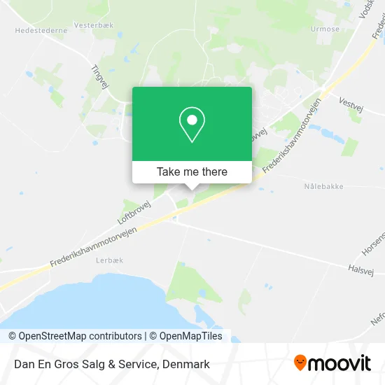 Dan En Gros Salg & Service map