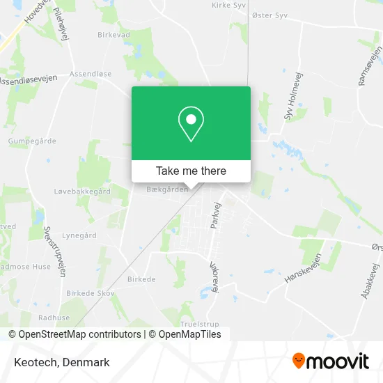 Keotech map