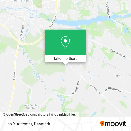 Uno-X Automat map