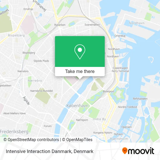 Intensive Interaction Danmark map