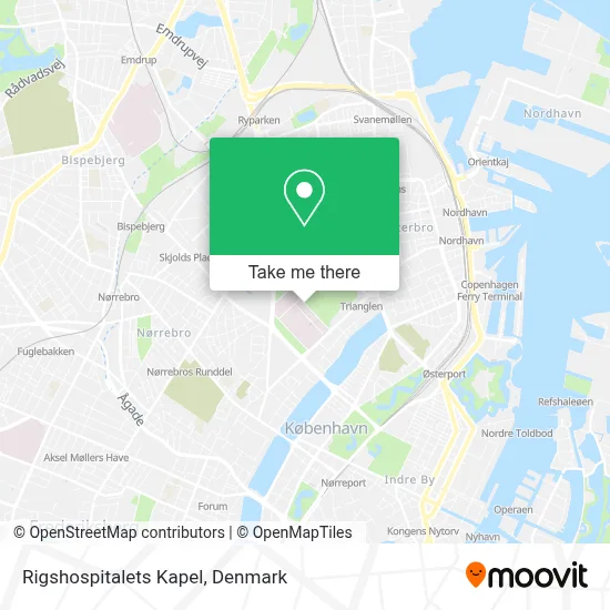 Rigshospitalets Kapel map