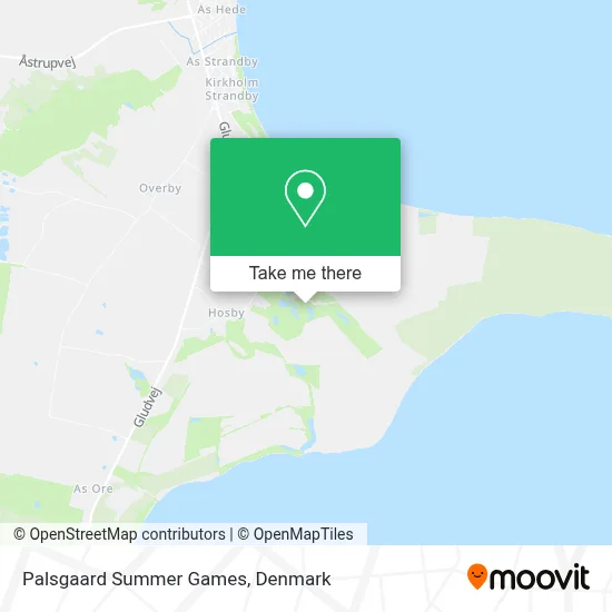 Palsgaard Summer Games map