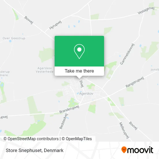 Store Snephuset map