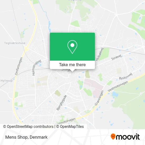 Mens Shop map