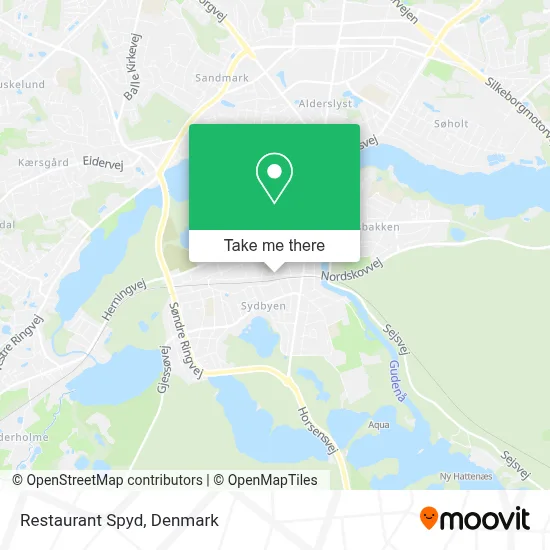 Restaurant Spyd map
