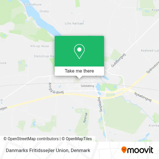 Danmarks Fritidssejler Union map