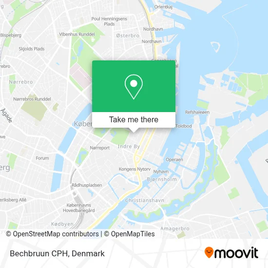 Bechbruun CPH map