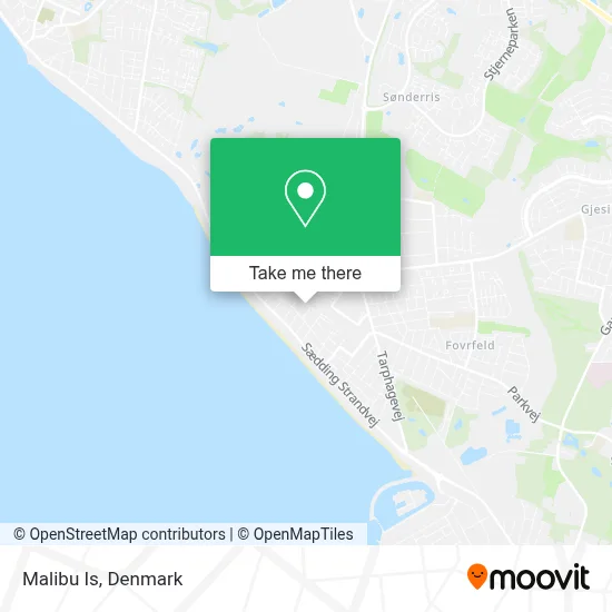 Malibu Is map
