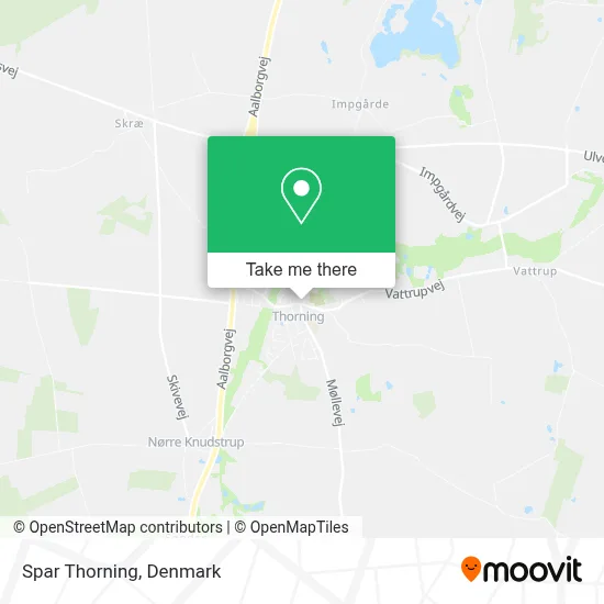 Spar Thorning map