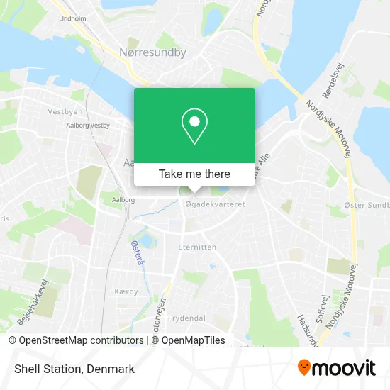 Shell Station map