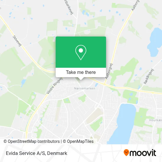 Evida Service A/S map