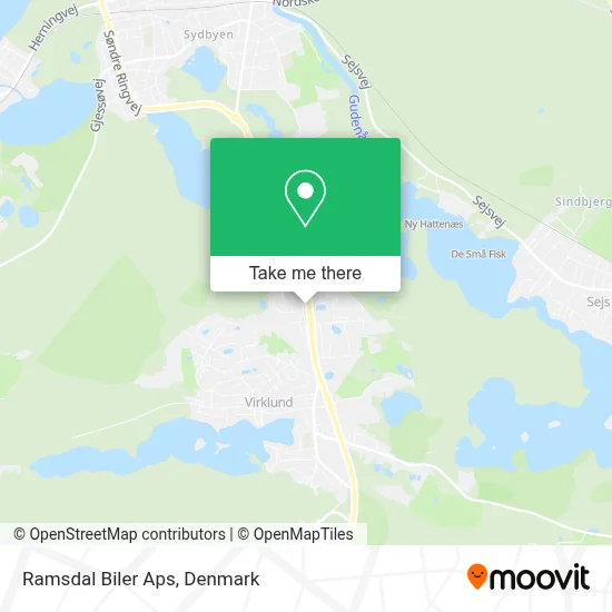 Ramsdal Biler Aps map