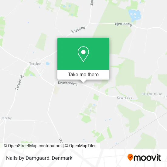 Nails by Damgaard map
