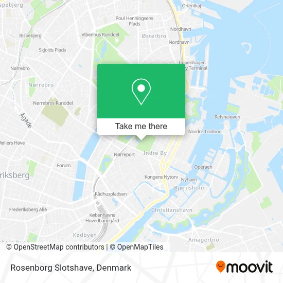 Rosenborg Slotshave map