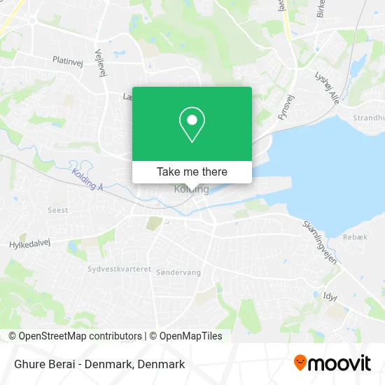 Ghure Berai - Denmark map