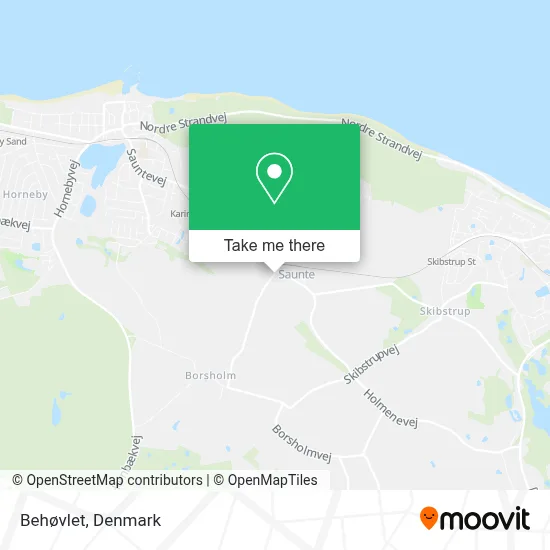Behøvlet map