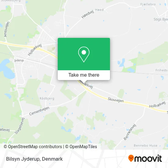 Bilsyn Jyderup map