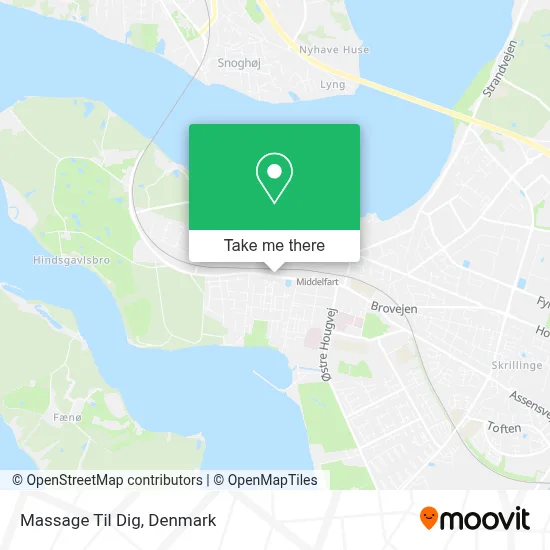 Massage Til Dig map