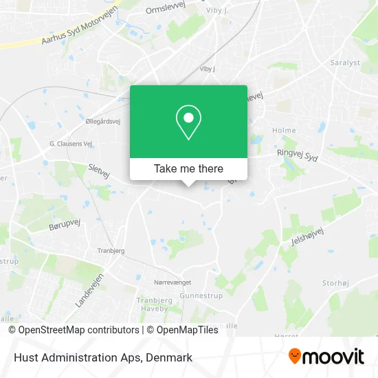 Hust Administration Aps map
