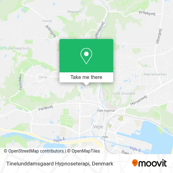 Tinelunddamsgaard Hypnoseterapi map