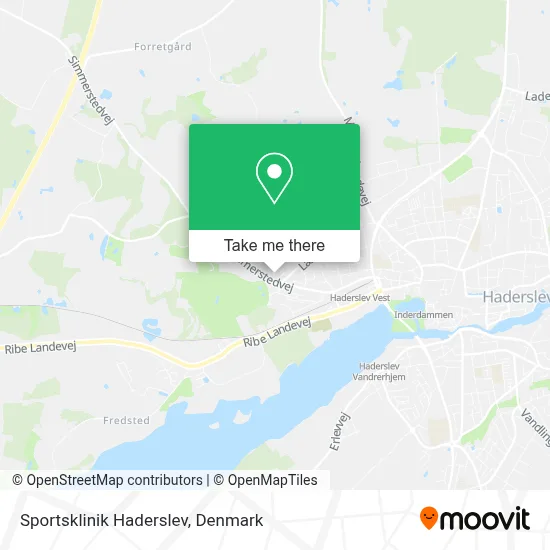Sportsklinik Haderslev map