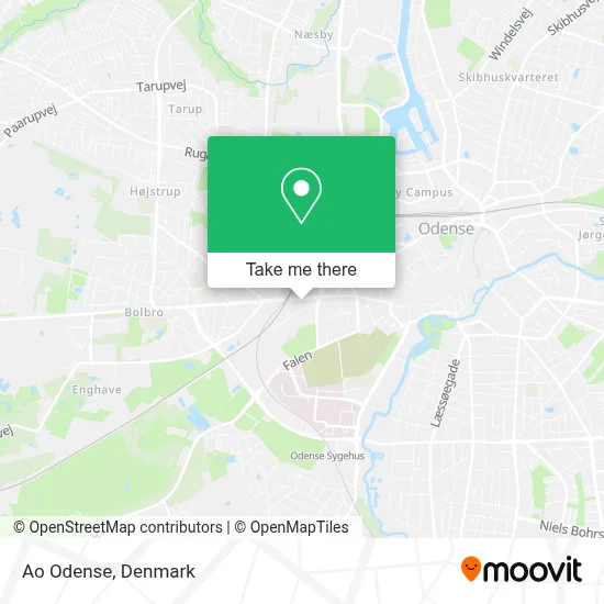 Ao Odense map