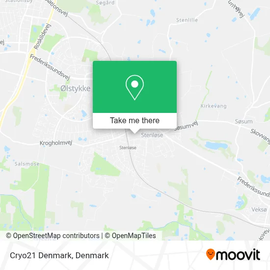 Cryo21 Denmark map