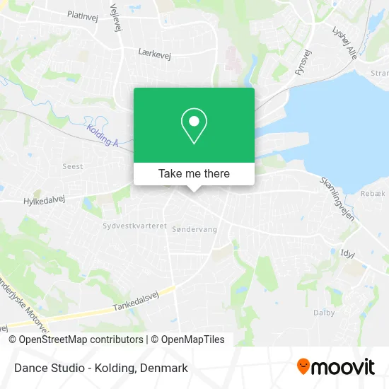 Dance Studio - Kolding map