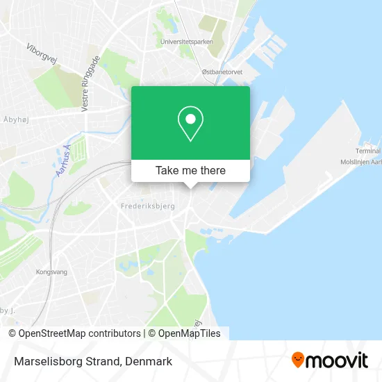 Marselisborg Strand map