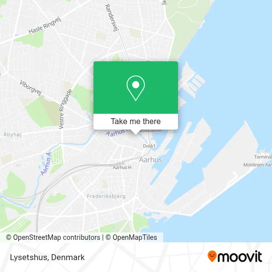 Lysetshus map
