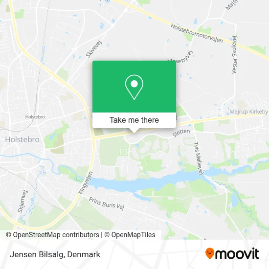 Jensen Bilsalg map