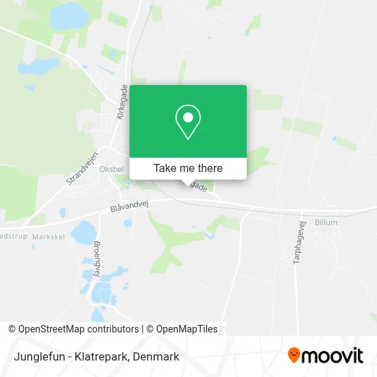 Junglefun - Klatrepark map