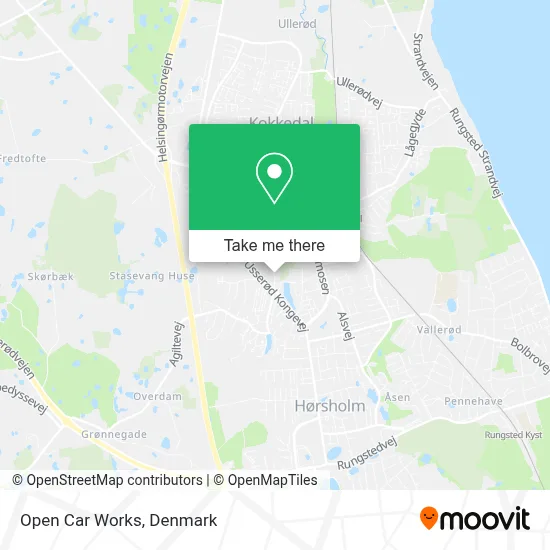 Open Car Works map