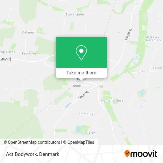 Act Bodywork map