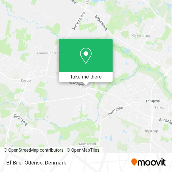 Bf Biler Odense map