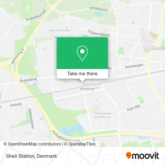 Shell Station map