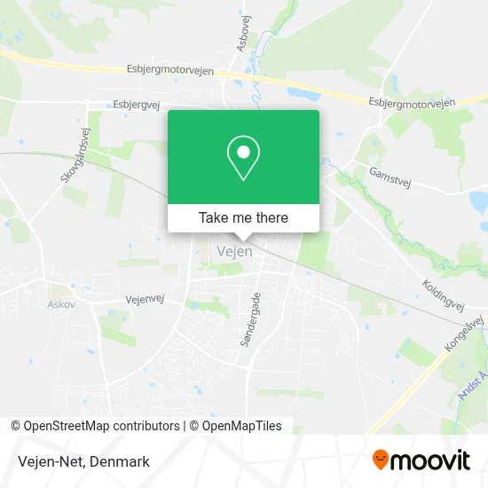 Vejen-Net map