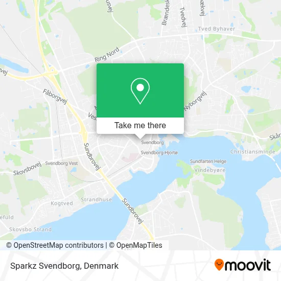 Sparkz Svendborg map