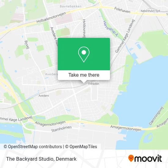 The Backyard Studio map
