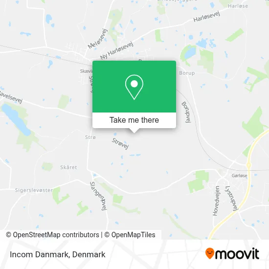 Incom Danmark map
