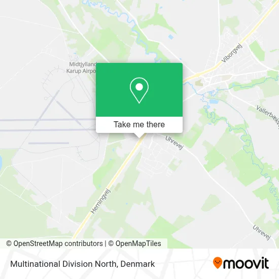 Multinational Division North map