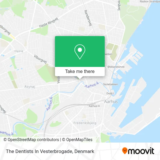 The Dentists In Vesterbrogade map
