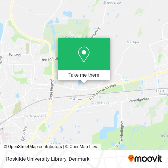 Roskilde University Library map