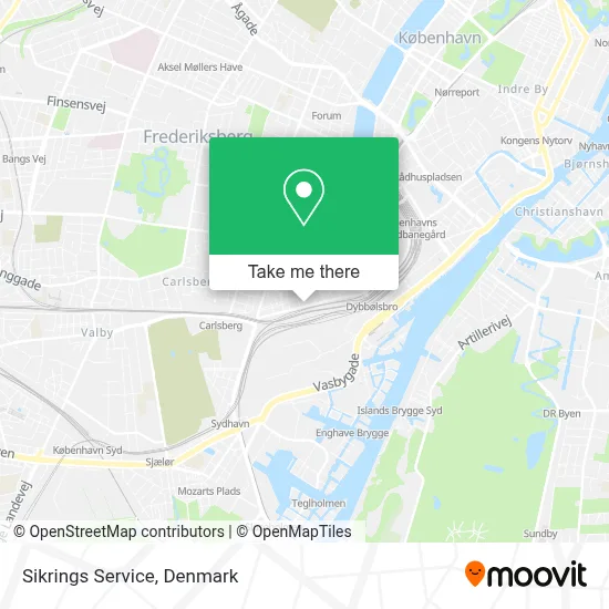 Sikrings Service map