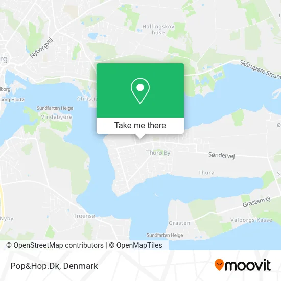 Pop&Hop.Dk map