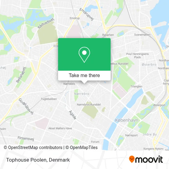 Tophouse Poolen map