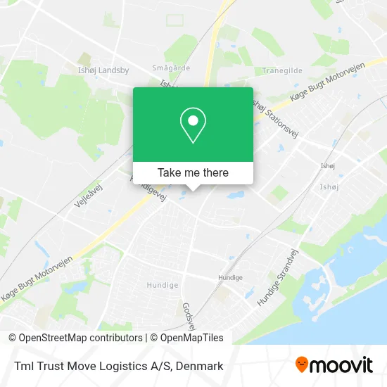 Tml Trust Move Logistics A/S map