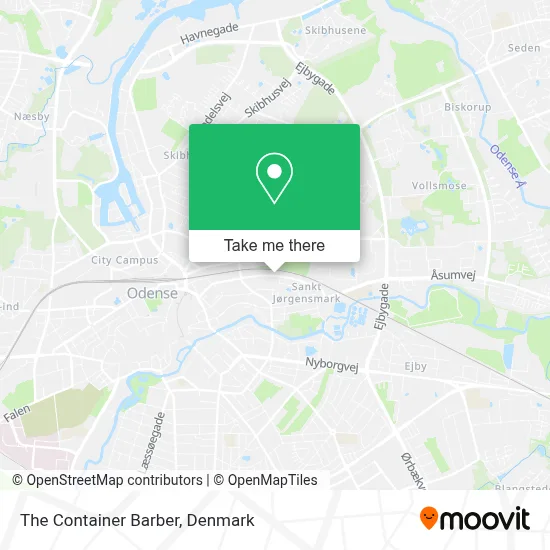 The Container Barber map