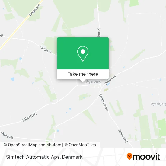 Simtech Automatic Aps map