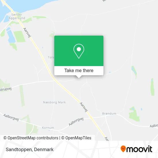 Sandtoppen map